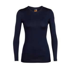 dámské merino triko dlouhý rukáv ICEBREAKER Wmns 200 Oasis LS Crewe, Midnight Navy (vzorek) velikost: S