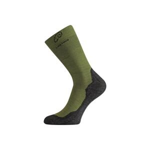 Lasting WHI 699 zelené vlněné ponožky Velikost: (46-49) XL ponožky