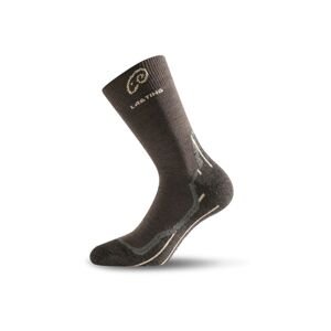 Lasting WHI 721 hnědé vlněné ponožky Velikost: (38-41) M ponožky