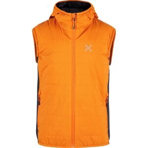 MONTURA Space Light Hooded Vest Kids, Mandarin Orange velikost: 135