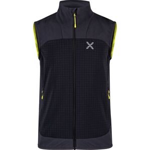 MONTURA Speed Vest Kids, Black/Lime Green velikost: 135