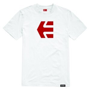 Etnies tričko Icon Tee - F20 100 White | Velikost L