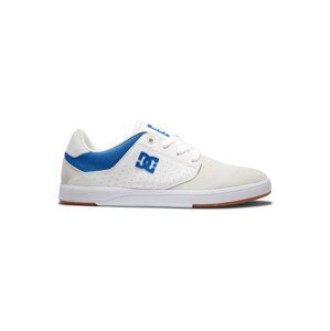 Dc shoes pánské boty Plaza TC Off White/Placid Blue | Bílá | Velikost 12,5 US