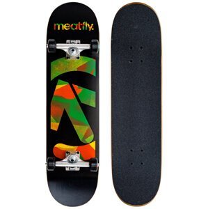 Meatfly skateboard Netto Black Rasta Mellow | Černá | Velikost skate 7,9"