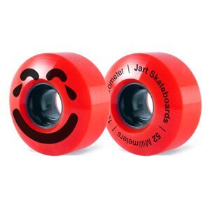 Jart skateboardová kolečka Be Happy 52 mm 83B | Červená | Velikost skate 52 mm