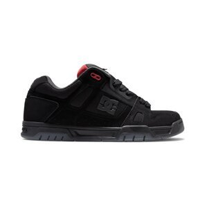 Dc shoes pánské boty Stag Black/Grey/Red | Černá | Velikost 10 US