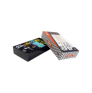 Meatfly pánské boxerky Balboa Boxershorts Pineapple/Badges Gift Pack | Černá | Velikost L