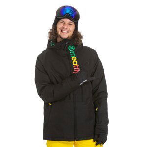 Meatfly pánská SNB & SKI bunda Hoax Black Rasta | Černá | Velikost XS