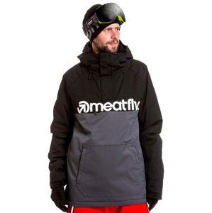 Meatfly pánská SNB & SKI bunda Slinger Premium Dark Grey/Black | Šedá | Velikost S