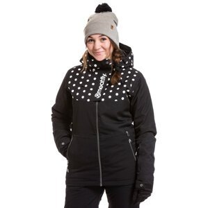 Meatfly dámská SNB & SKI bunda Kirsten Premium Black Dot/Black | Černá | Velikost XS
