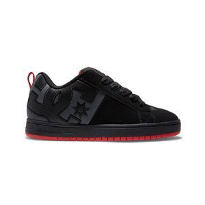 Dc shoes pánské boty Court Graffik Black / Grey / Red | Černá | Velikost 12 US