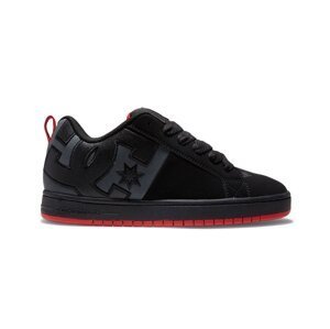 Dc shoes pánské boty Court Graffik Black / Grey / Red | Černá | Velikost 13 US