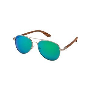 Meatfly sluneční polarizační brýle Aviator Green | Zelená | Velikost One Size