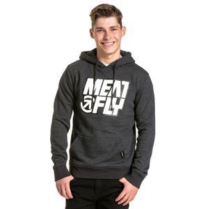 Meatfly pánská mikina Repash Hoodie Charcoal Heather | Šedá | Velikost S