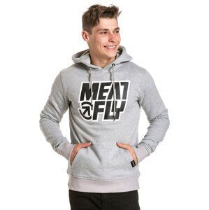 Meatfly pánská mikina Repash Hoodie Grey Heather | Šedá | Velikost XXL