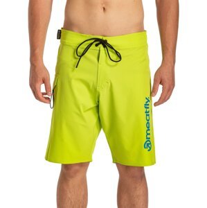 Meatfly pánské plavky Mitch Boardshorts 21" Lime | Zelená | Velikost S