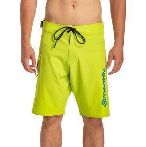 Meatfly pánské plavky Mitch Boardshorts 21" Lime | Zelená | Velikost XL