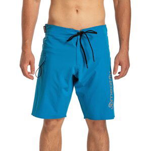 Meatfly pánské plavky Mitch Boardshorts 21" Blue | Modrá | Velikost XL