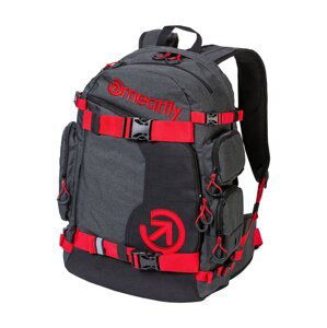 Meatfly batoh Wanderer Red/Charcoal 28 L | Šedá | Objem 28 L