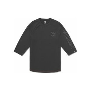 Etnies pánské triko s 3/4 rukávy San Juan Raglan Black | Černá | Velikost M