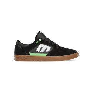 Etnies pánské boty Windrow X Doomed Black/Green/Gum | Černá | Velikost 12 US