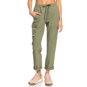 Roxy dámské kalhoty Ready To Hike Deep Lichen Green | Zelená | Velikost S