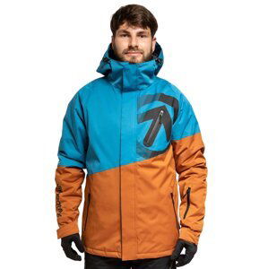 Meatfly pánská SNB & SKI bunda Bang Premium Blue/Brown | Modrá | Velikost XXS