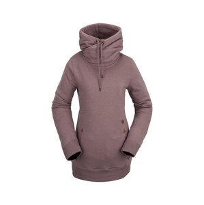 Volcom dámská mikina Tower P/O Fleece Rosewood | Růžová | Velikost XS