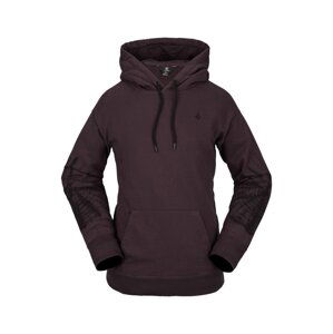 Volcom dámská mikina Costus P/O Fleece Black Plum | Černá | Velikost M