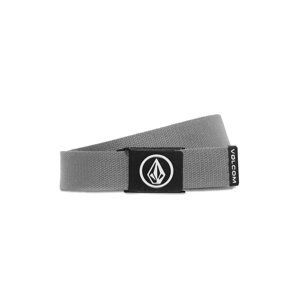 Volcom pánský pásek Circle Web Belt Heather Grey | Šedá | Velikost One Size