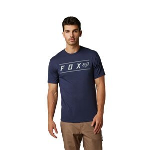 Fox pánské technické tričko Pinnacle Ss Heather Deep Cobalt | Modrá | Velikost S