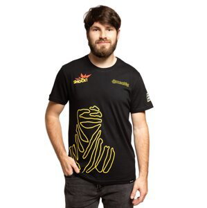 Meatfly pánské tričko Big Shock Dakar Black | Černá | Velikost XXXL | 100% bavlna