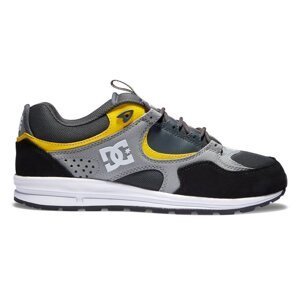 Dc shoes pánské boty Kalis Lite Black/Grey/Yellow | Černá | Velikost 12 US