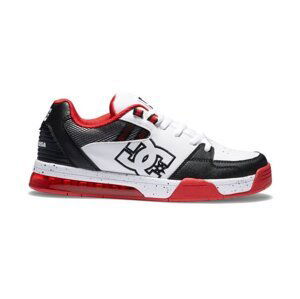 Dc shoes pánské boty Versatile Le White/Black/Athletic Red | Bílá | Velikost 10,5 US