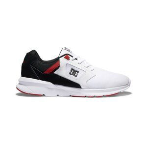 Dc shoes pánské boty Skyline White/Black/True Red | Bílá | Velikost 8,5 US