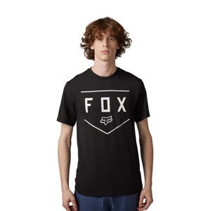 Fox pánské tričko Shield Ss Tech Black | Černá | Velikost M