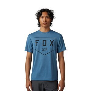 Fox pánské tričko Shield Ss Tech Dark Slate | Modrá | Velikost S