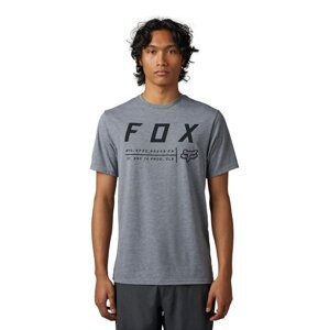 Fox pánské tričko Non Stop Ss Tech Heather Graphite | Šedá | Velikost XL