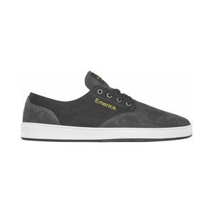 Emerica pánské boty The Romero Laced Grey/Black/Yellow | Šedá | Velikost 10,5 US