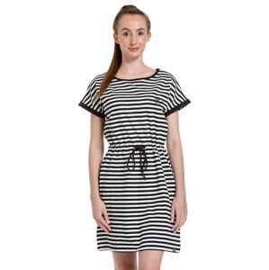 Meatfly dámské šaty Lotie White Stripes | Bílá | Velikost XS | 100% bavlna