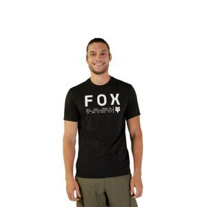 Fox pánské technické tričko Non Stop Ss Tech Black | Černá | Velikost XXL