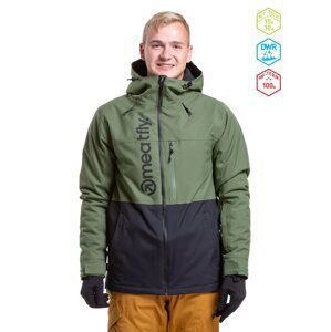 Meatfly pánská SNB & SKI bunda Manifold Bronze Green/Black | Zelená | Velikost S