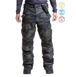 Meatfly pánské SNB & SKI kalhoty Ghost Rampage Camo | Maskáč | Velikost XL