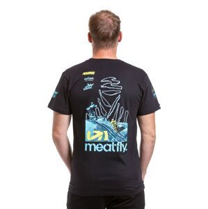 Meatfly pánské tričko Dakar Blue/Black | Modrá | Velikost M