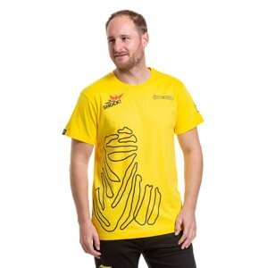 Meatfly pánské tričko Dakar Yellow | Žlutá | Velikost S