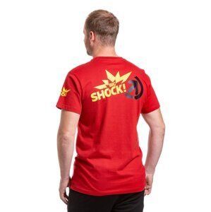 Meatfly pánské tričko Big Shock Teamup Dark Red | Červená | Velikost L