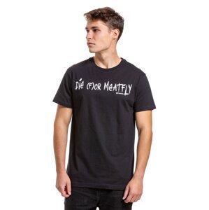Meatfly pánské tričko Die Black | Černá | Velikost XXXL