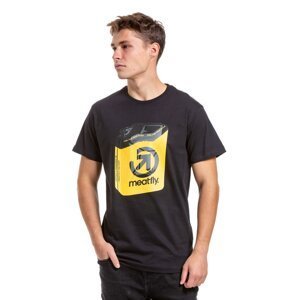Meatfly pánské tričko Fueled Black | Černá | Velikost XL | 100% bavlna