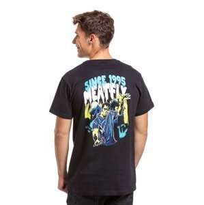 Meatfly pánské tričko Zombie Black | Černá | Velikost XXL | 100% bavlna