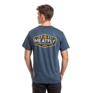 Meatfly pánské tričko Lampy Navy Heather | Modrá | Velikost S | 100% bavlna
